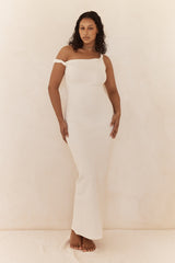 The Long Poppy Dress in White