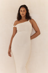 The Long Poppy Dress in White