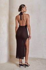 BORA DRESS in Chocolate